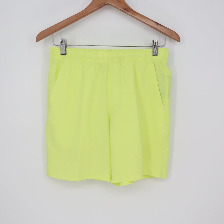DSG Boys Agility Short Light Lime Neon Green Athletic Gym Shorts L 14-16 NEW