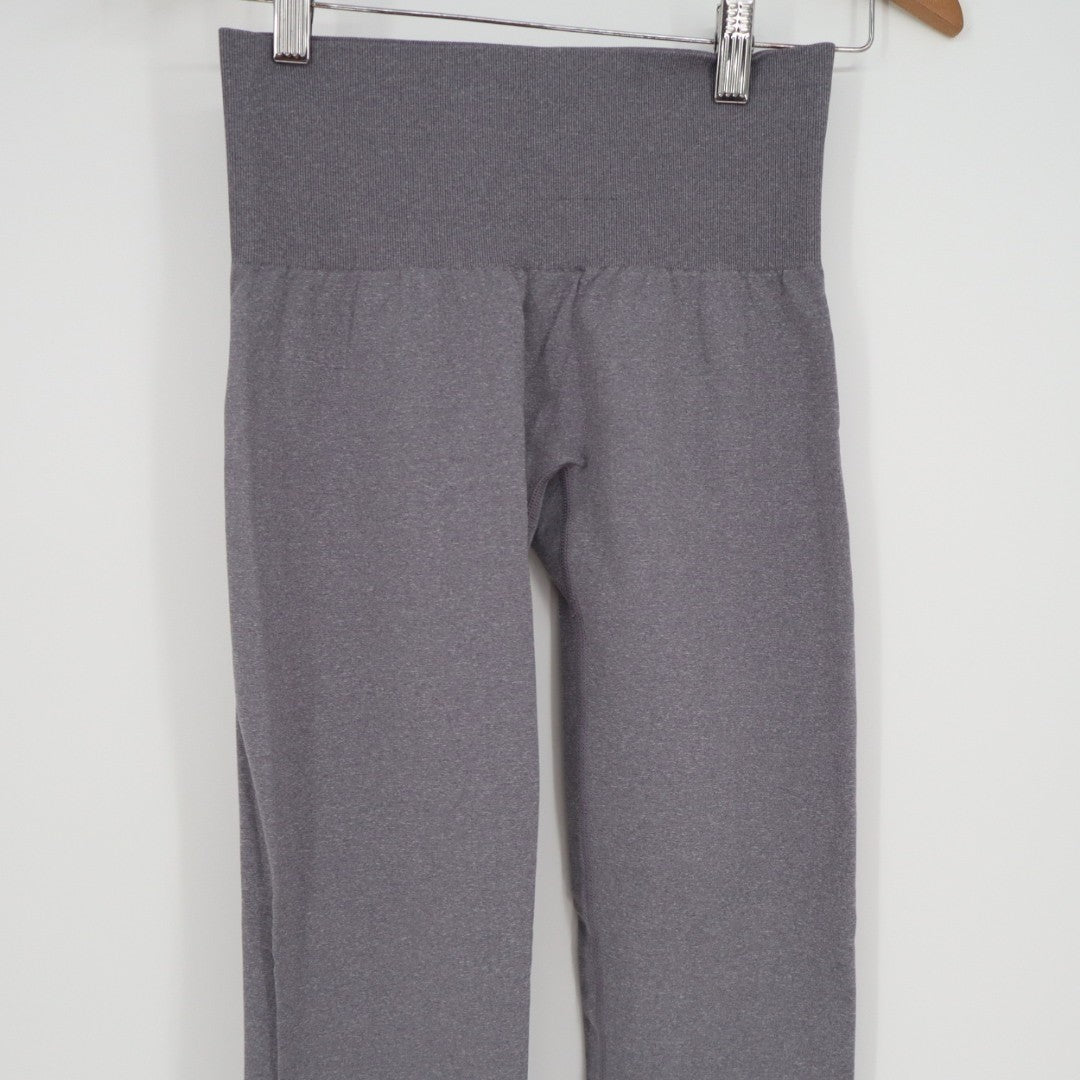 NVGTN Seamless Contour Leggings Womens Small Gray High Waist Skinny Leg Stretch