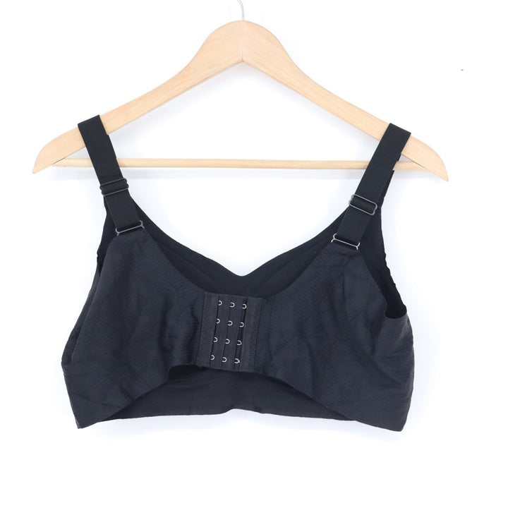 Unbranded Black Wireless Sports Bra Bralette Adjustable Straps XXL