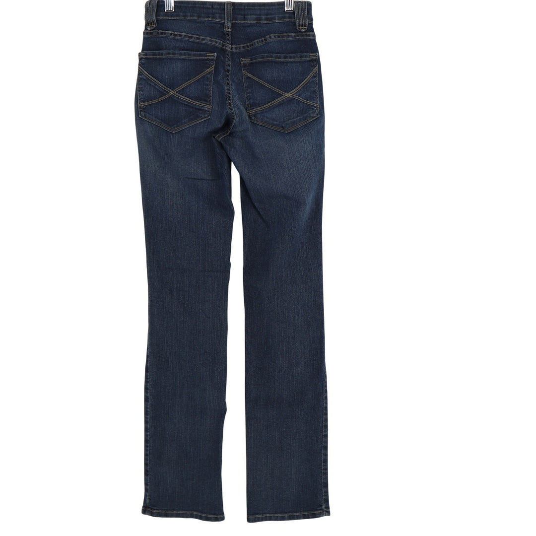 NYDJ Not Your Daughters Jeans Dark Wash Straight Leg Stretch Denim Size 0 USA