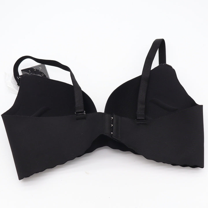 Unbranded Bra Womens 38C Seamless Push-Up Black Wireless Padded New