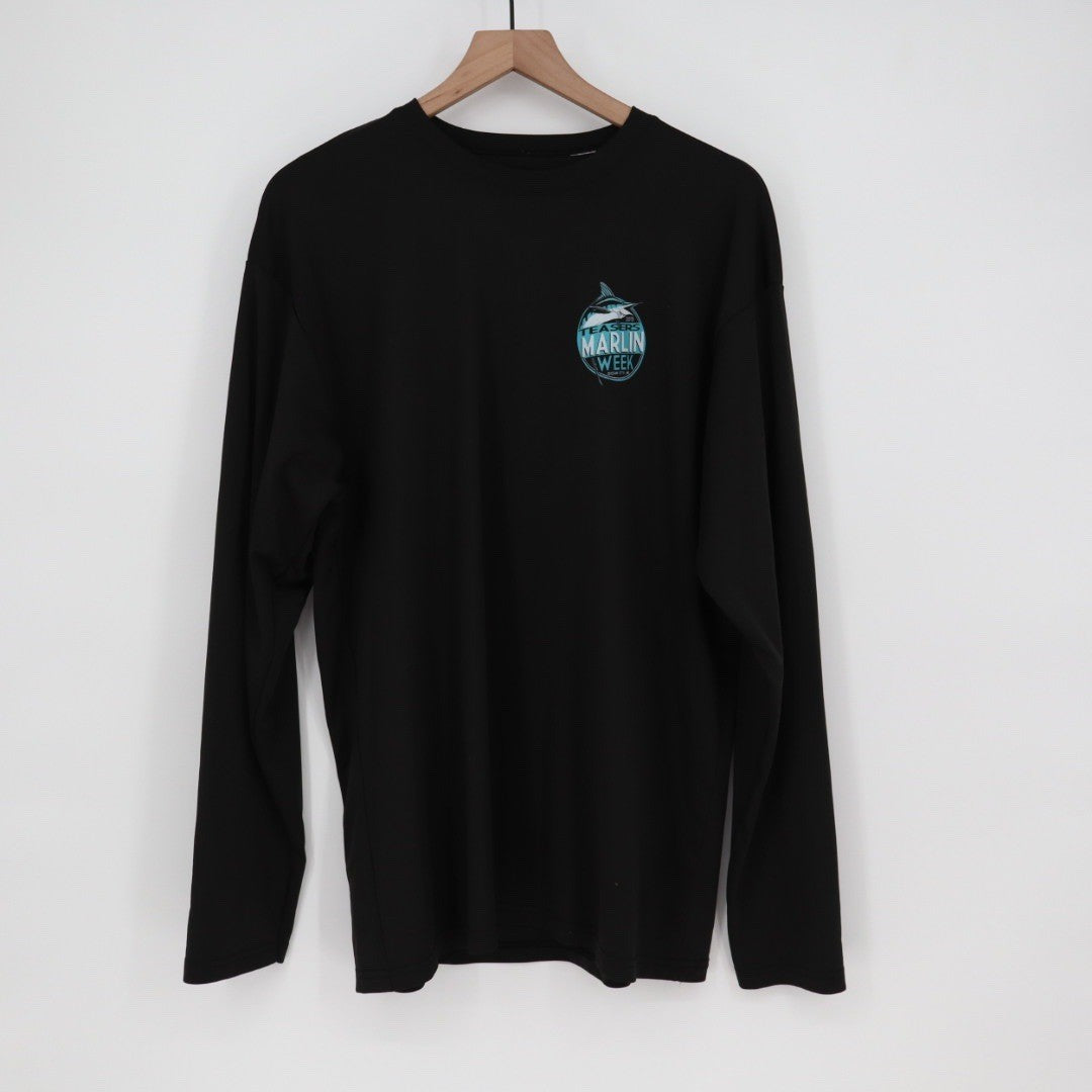 A4 Teasers Marlin Week 2015 Ocean City MD Long Sleeve T Shirt XL Black