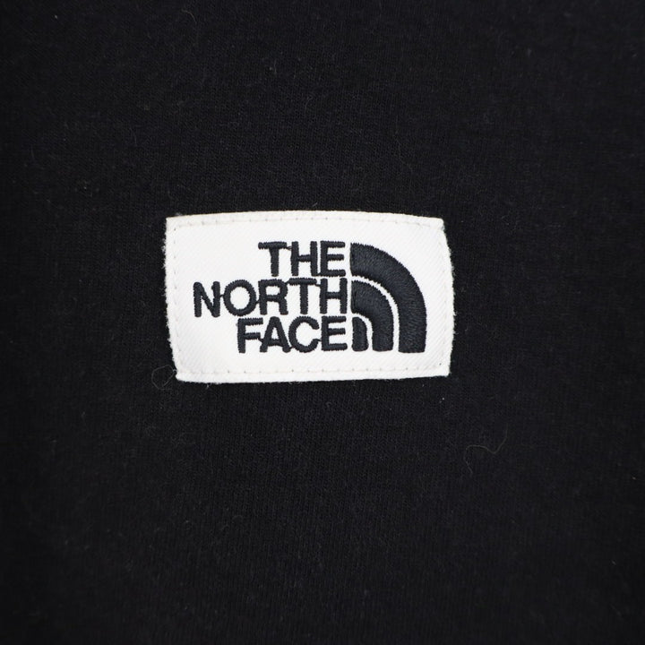 The North Face Hoodie Mens Medium Black Cotton Long Sleeve Kangaroo Pockets