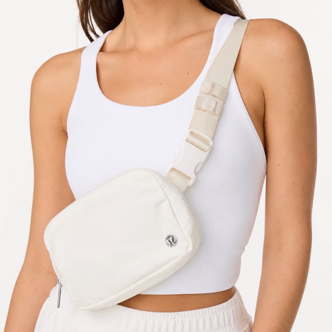 Lululemon Everywhere Belt Bag White Adjustable Strap Fanny Pack Bag