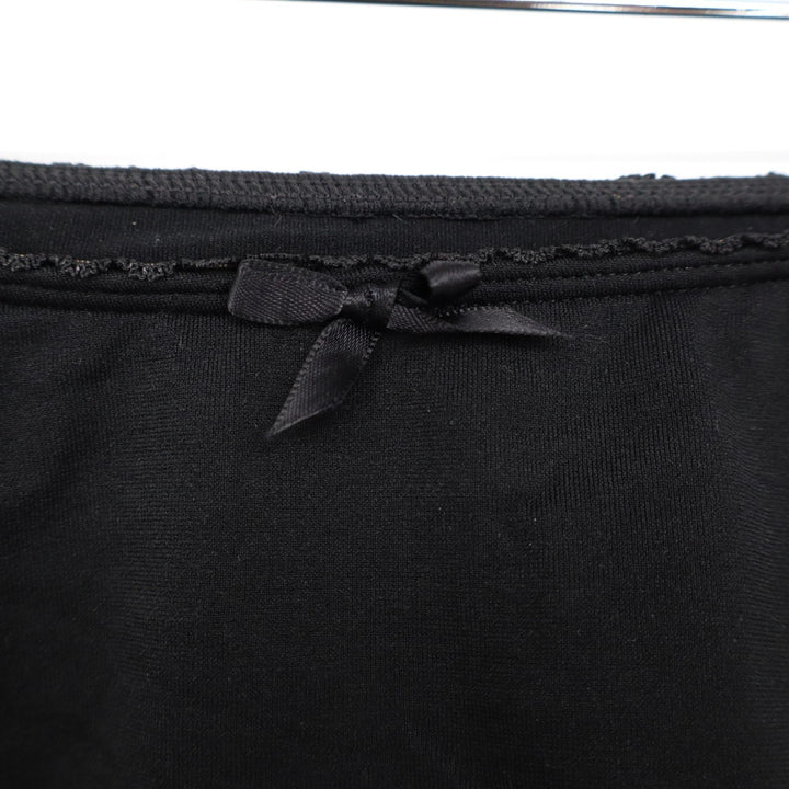 Wild Fable Seamless Mini Skort Women's Medium Black Stretch Nylon Lace Trim
