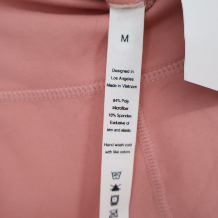 Paddington Station Pink High Rise Leggings Womens Medium Side Pockets Activewear