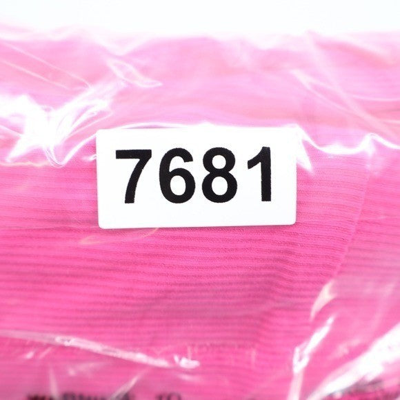Naked Wardrobe Hot Pink Ribbed Split Hem Flare Pants XL High Rise