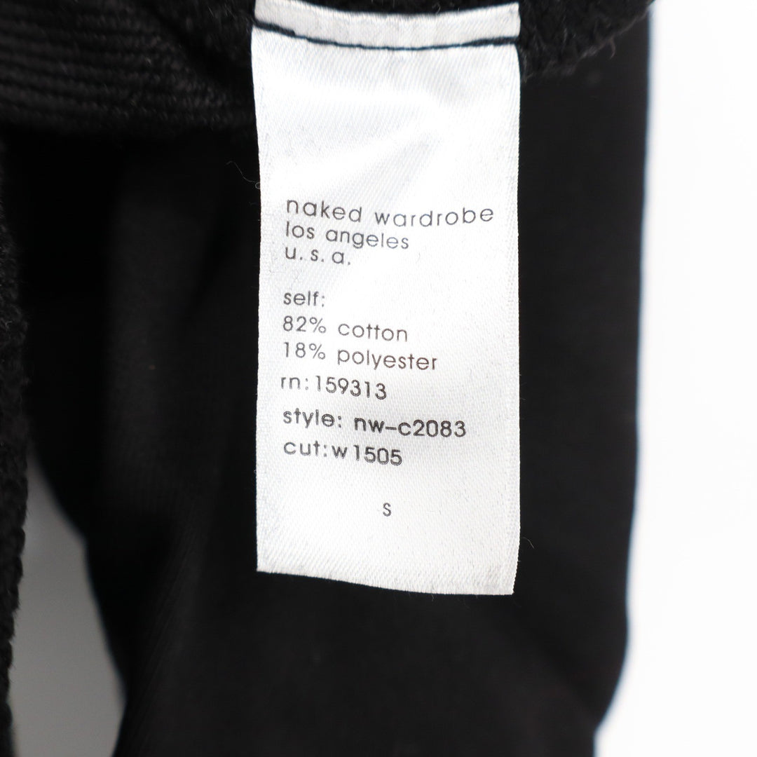 Naked Wardrobe Black Sweatshirt and Joggers Sweatpants Set Small