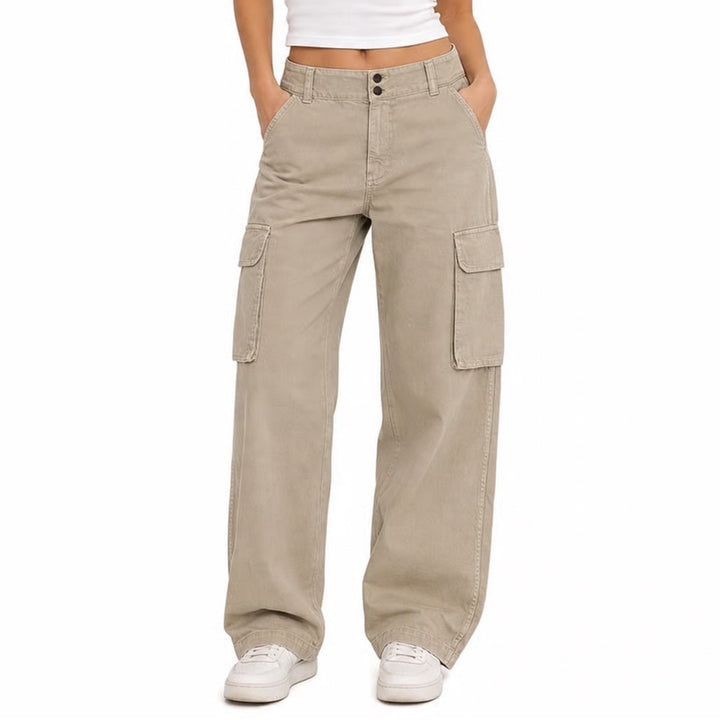 Madewell Coastal Dune Pleated Tailored Wide Leg Cargo Pants Size 26