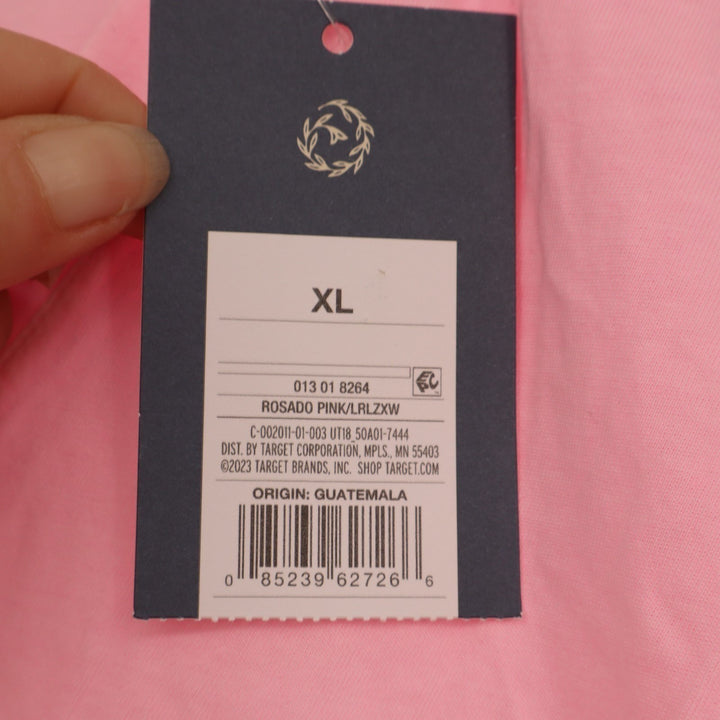 Universal Thread Shrunken T-Shirt Womens XL Pink V-Neck Short Sleeve Pullover