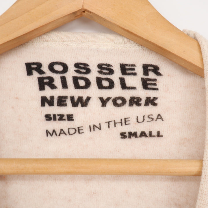 Rosser Riddle Sweatshirt Unisex Small ATLANNUH Graphic Oatmeal Heather Excellent