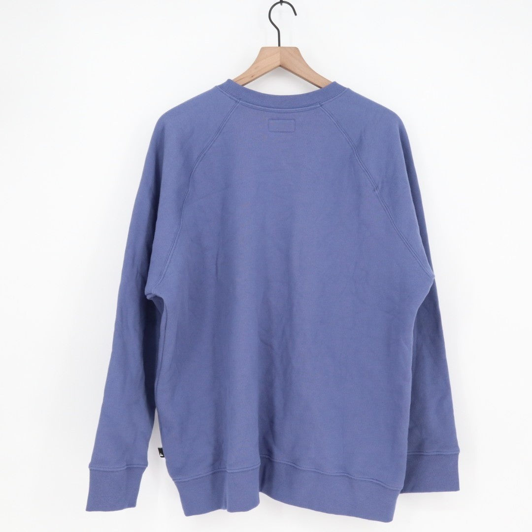 American Giant Midweight Crew Sweatshirt Mens Large Coastal Fjord Relaxed Fit