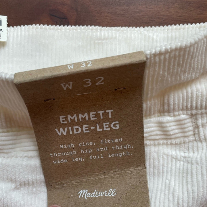 Maxwell The Emmett Wide-Leg Pant in Corduroy: Welt Pocket Edition Size 32