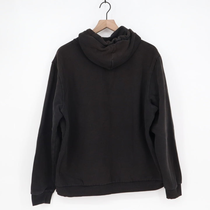 Puma Hoodie Womens XL Black Fleece Kangaroo Pocket Drawstring Everyday Wear
