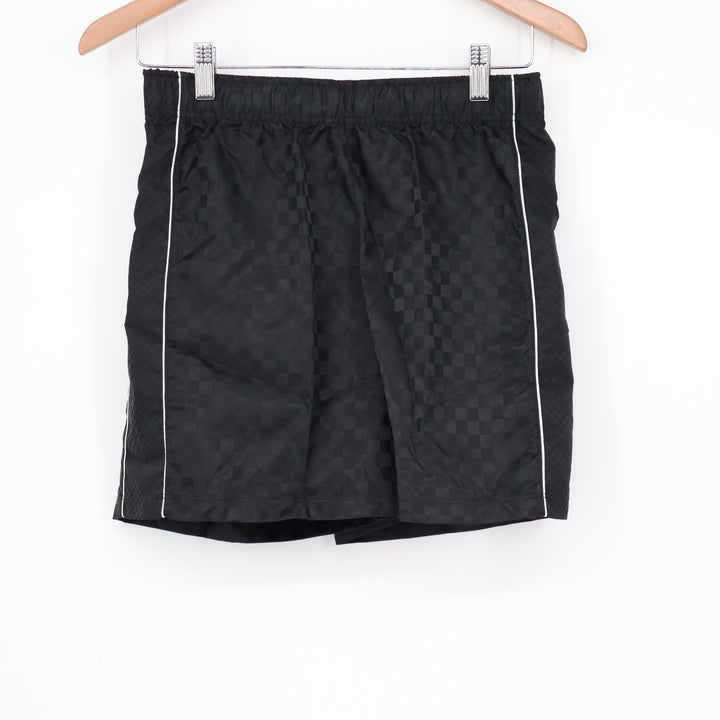 DSG Boys Black Woven Soccer Shorts Checkered Pattern Size L 14-16 NEW