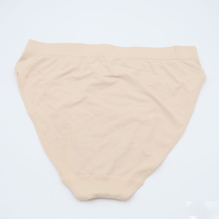State of Day Intimates Seamless High Cut Underwear Womens XL Cashmere Cream
