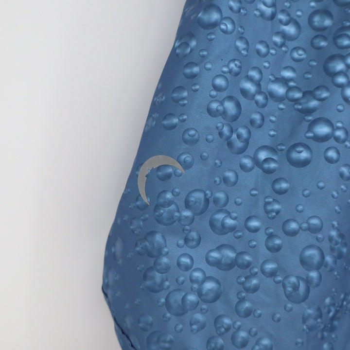Zyia Shorts Womens M Bubble Texture Blue Smocked Waist Athletic Excellent