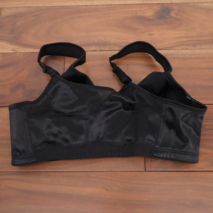 Playtex 18 Hour Front Close Extra Back Support Wireless Bra Womens 36B Black