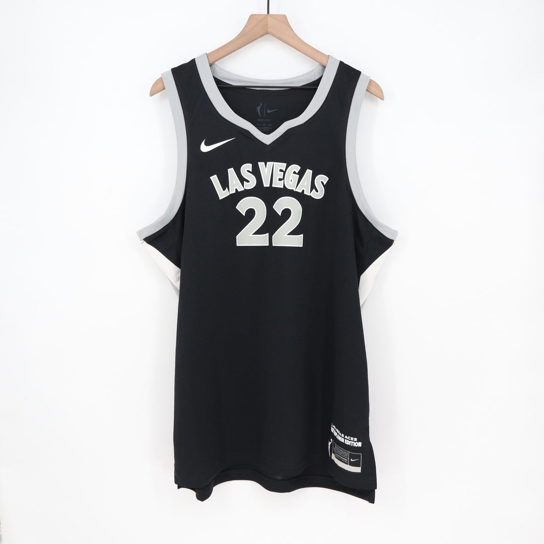 Nike Las Vegas Aces A'ja Wilson 22 Explorer Edition Jersey Womens XL