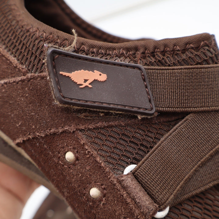 Rocket Dog Sneakers Womens 9 Mary Jane Brown Suede Mesh Studded Good