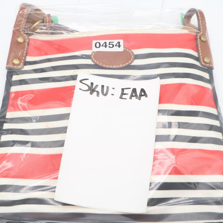 Fossil Keyper Womens Handbag Multicolor Striped Adjustable Strap Crossbody Bag