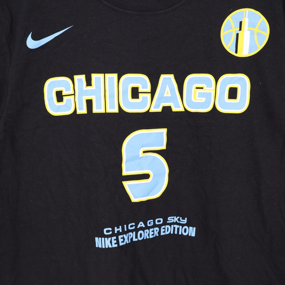 Nike Chicago Sky Angel Reese 5 Explorer Edition Mens Small Black T-Shirt NEW