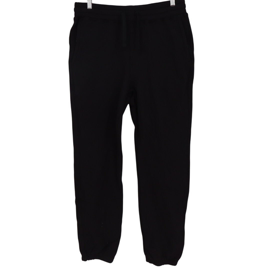 American Giant Classic Sweatpants Mens Medium Black Cotton Tapered Leg Jogger