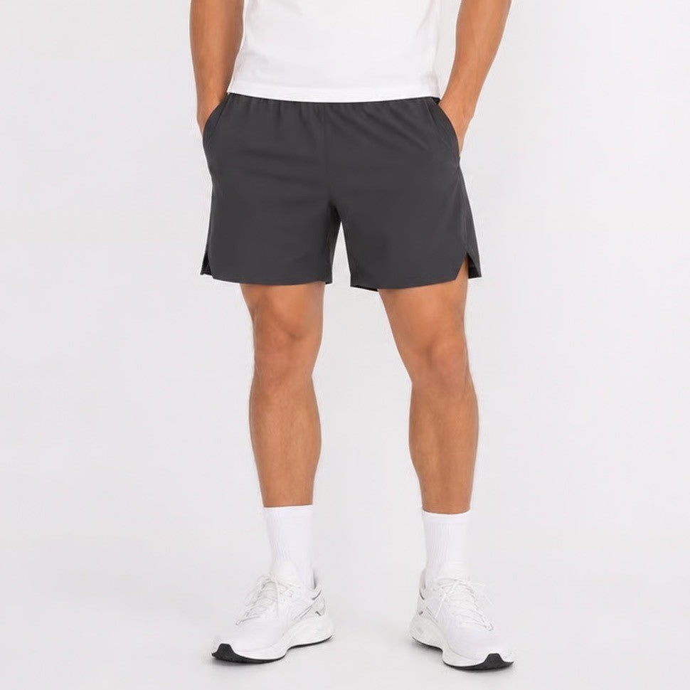 DSG Mens Performance Running Shorts Gray 5 Inseam Lined Athletic Size L