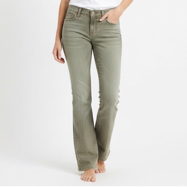 VTG 7 For All Mankind Jerome Dahan Bootcut Jeans Womens 26 Light Brown Stretch
