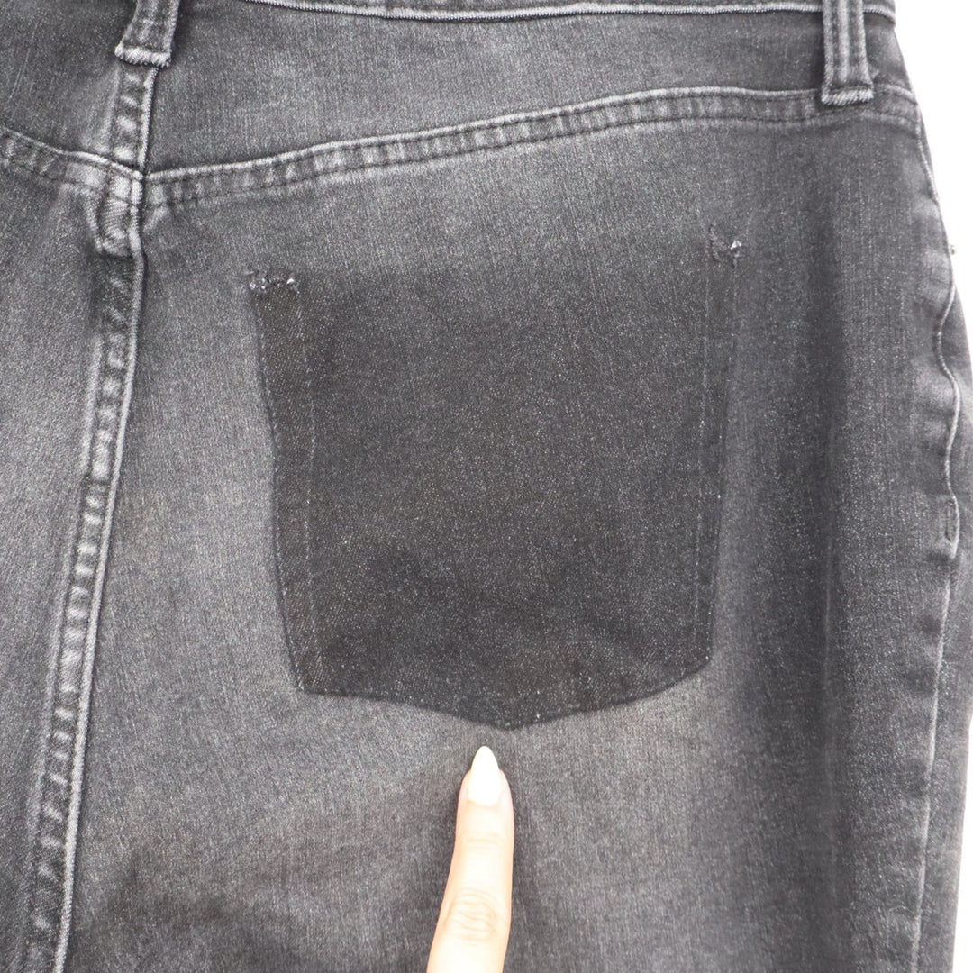 Universal Thread Women's High Rise Skinny Jeans Black Shadow Pocket Size 10