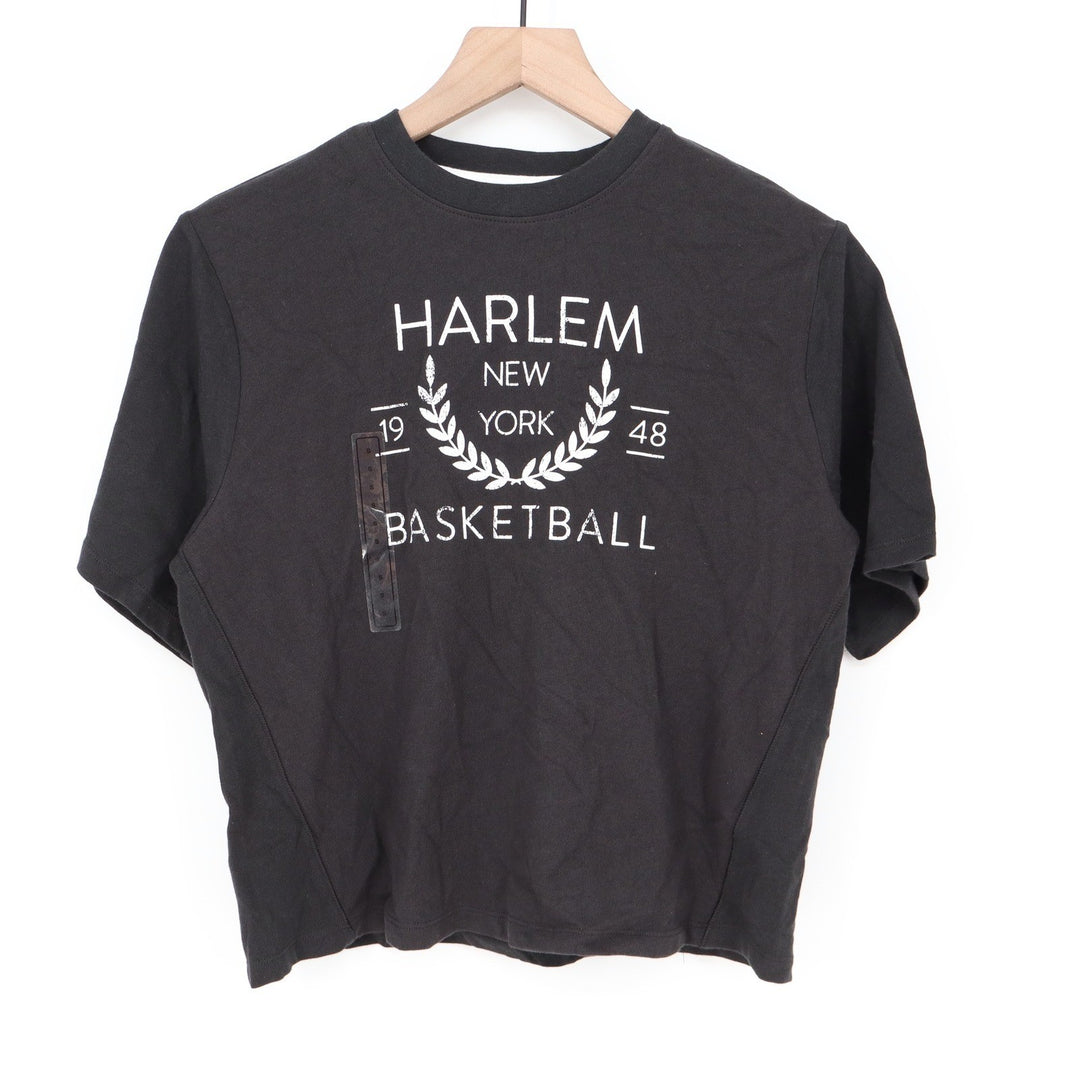 DSG Girls Small Harlem New York 1948 Basketball Graphic Tee Black