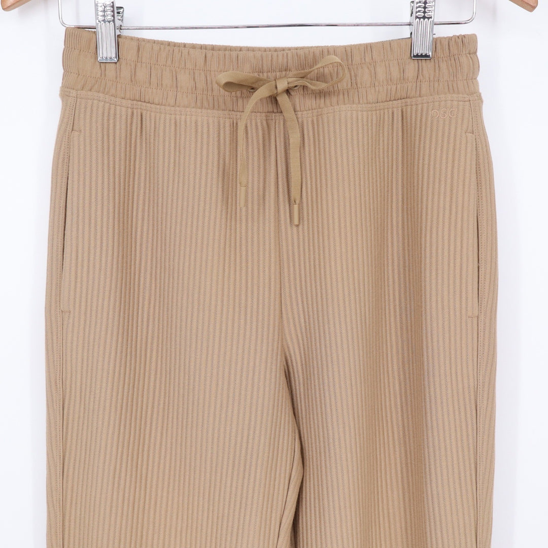DSG So Soft Ottoman Jogger Womens XS Warm Stone Tan Ribbed Sweatpants