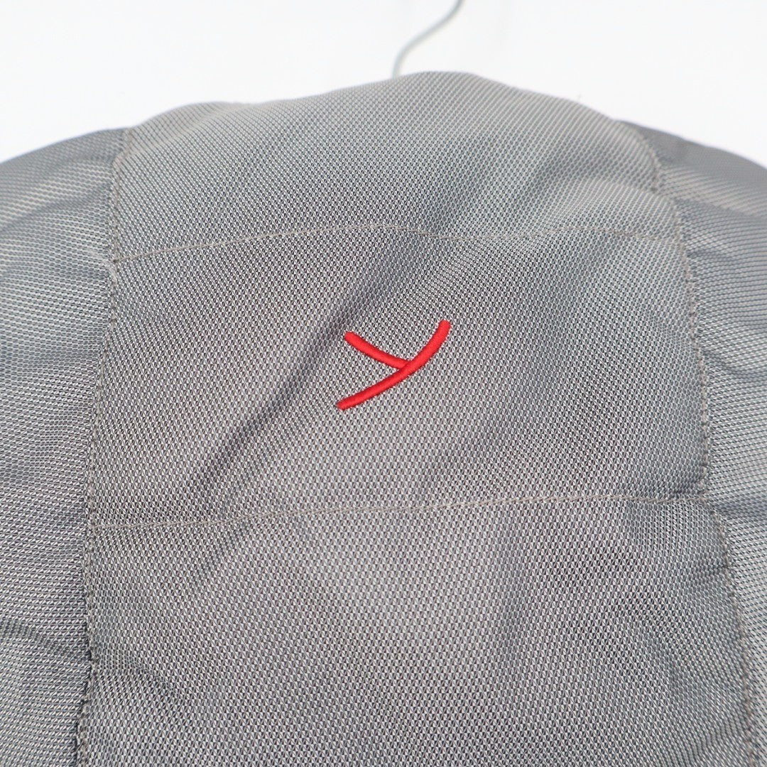 Yeti Puffer Jacket Mens Large Gray Full Zip Pockets Long Sleeve Hooded Outdoor