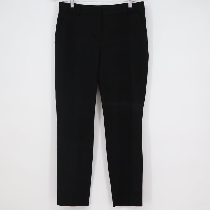Express Columnist Ankle Mid Rise Black Stretch Dress Pants Size 10R Slim