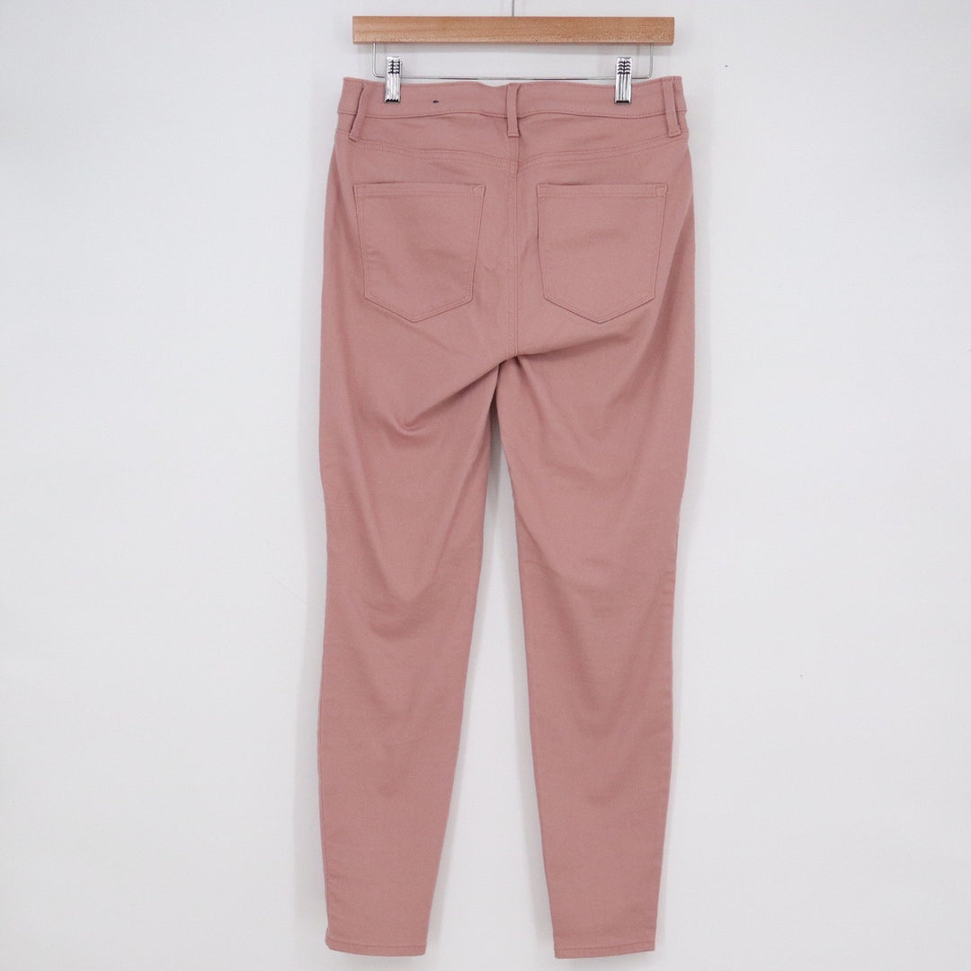 Talbots Flawless High-Waist Jegging Ankle Pants Womens 6 Pink Dusty Rose Stretch