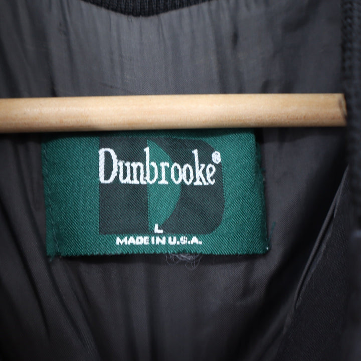 Vintage Dunbrooke Baker to Vegas Police Bomber Jacket Black Mens Large USA Made