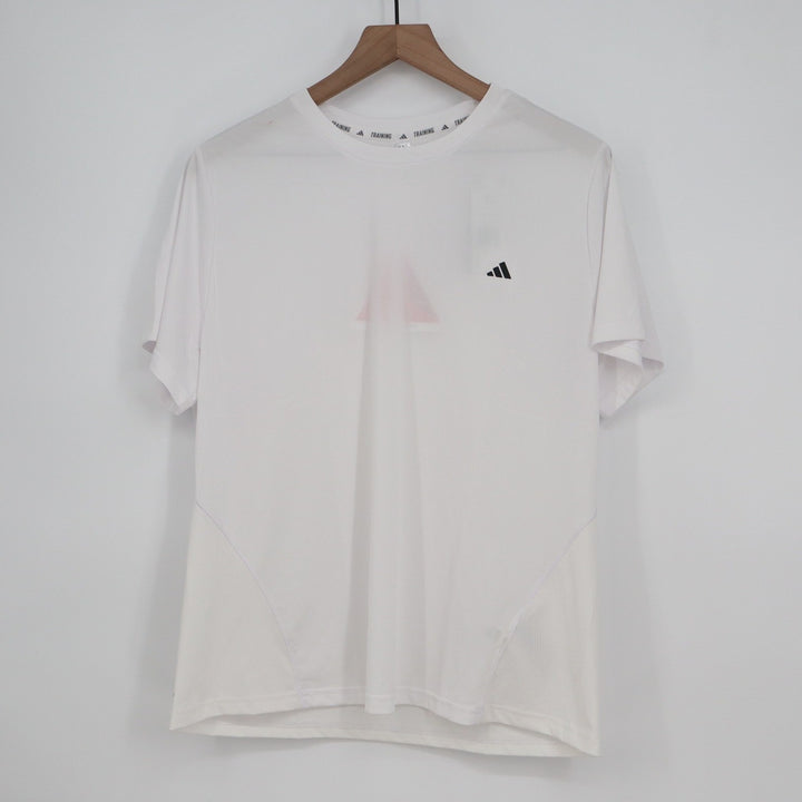 Adidas Womens Training Designed for Training Tee White IX9431 Size XL NWT