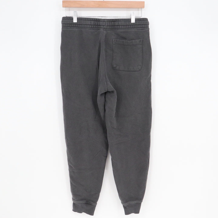 Old Navy Mens Small Jogger Sweatpants Charcoal Gray Fleece Drawstring
