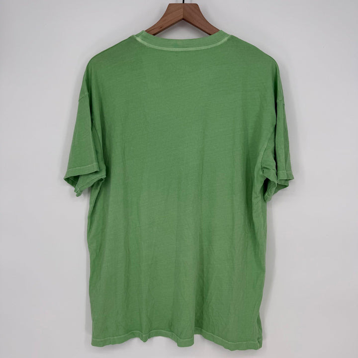 American Eagle x Metallica Graphic T-Shirt Skull Flower Flame Green Medium