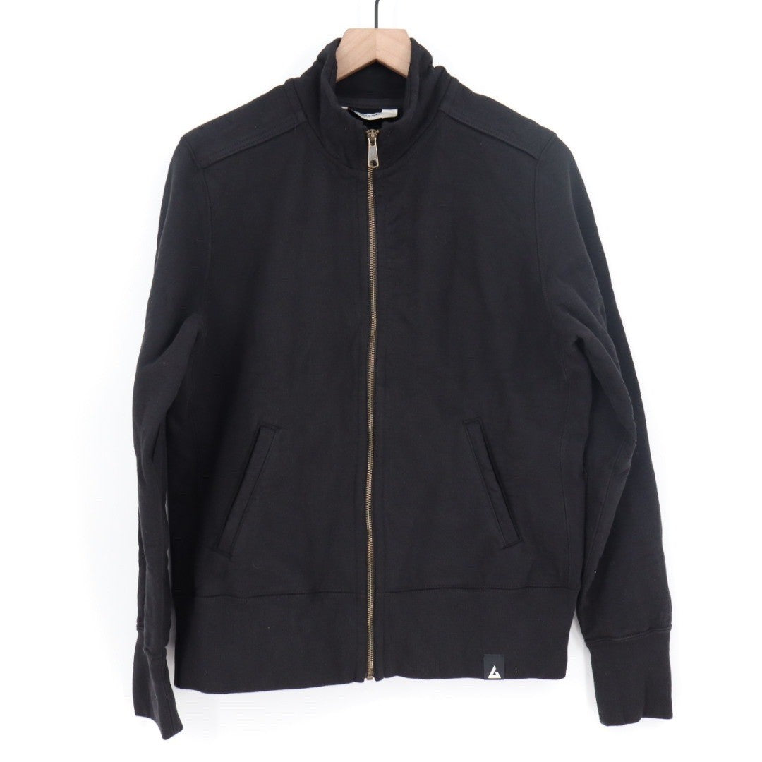 American Giant Women's Moto Full Zip Black Jacket Size XL Made In USA