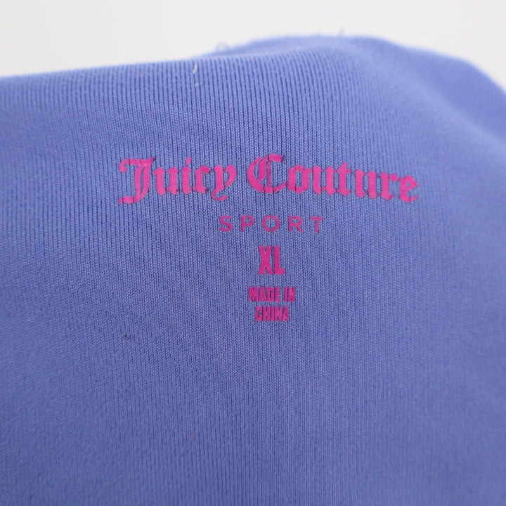 Juicy Couture Sport Womens XL Blue High Waisted Pockets Leggings