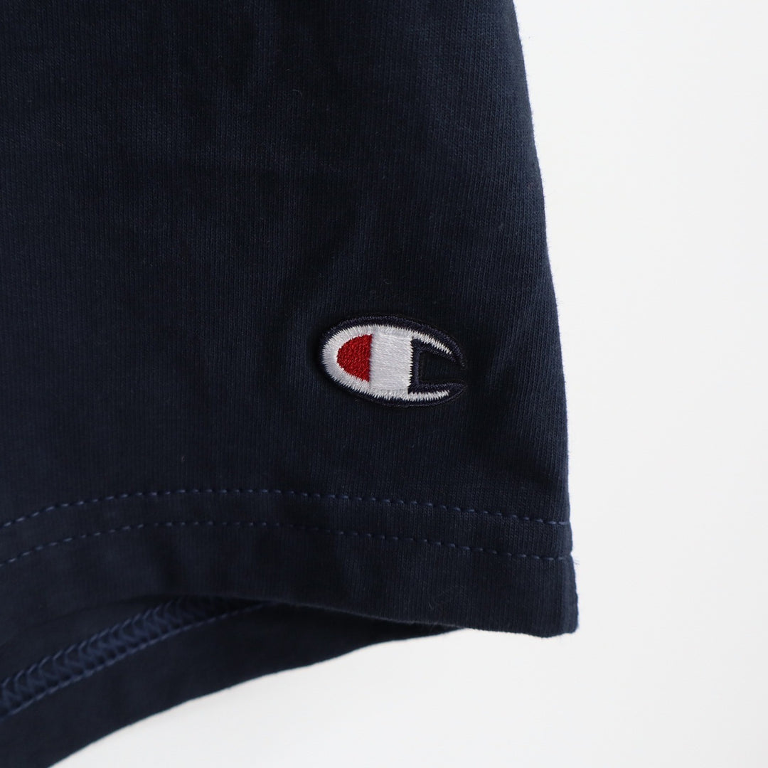 Champion Mens Navy Blue 9 Inch Everyday Cotton Jersey Athletic Shorts S