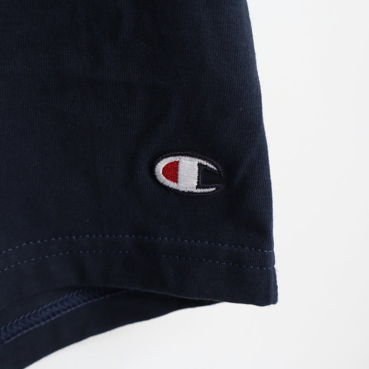 Champion Mens Navy Blue 9 Inch Everyday Cotton Jersey Athletic Shorts S