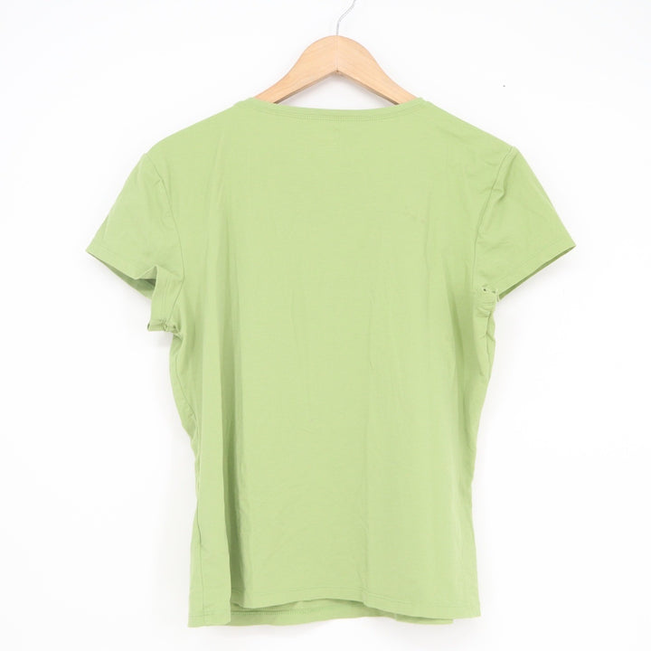 Apt. 9 Essentials Lime Green Crew Neck Short Sleeve Tee Shirt Womens Large L