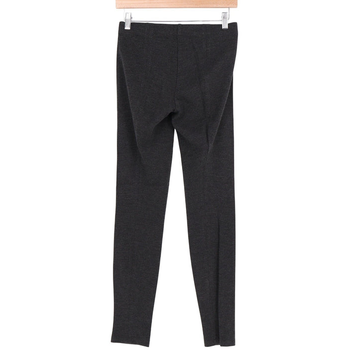Vince Charcoal Gray Ponte Knit Pull On Slim Leggings Pants Small