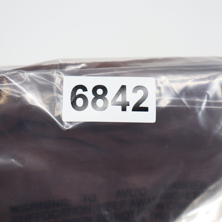 Naked Wardrobe Chocolate Brown One Shoulder Bodycon Mini Dress Size L