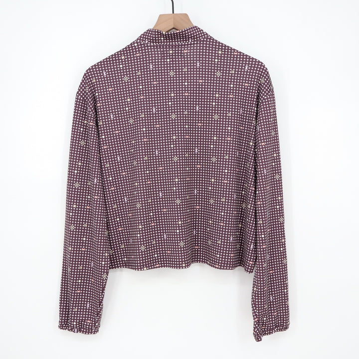 Bad Birdie Throwing Darts UV Long Sleeve Quarter Zip Pullover Purple XL NEW