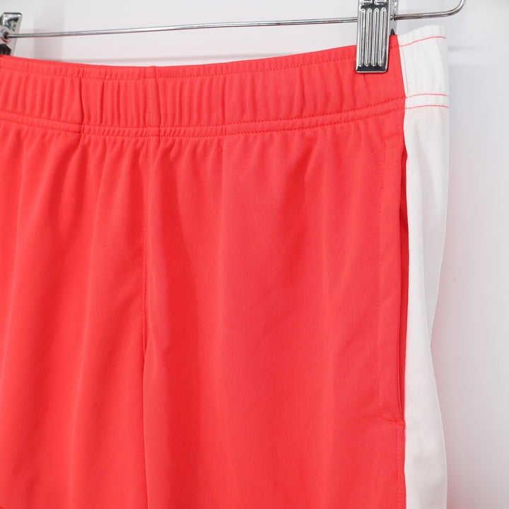 DSG Boys All Sport Short Cabana Coral Pure White L 14-16 Moisture Wicking New