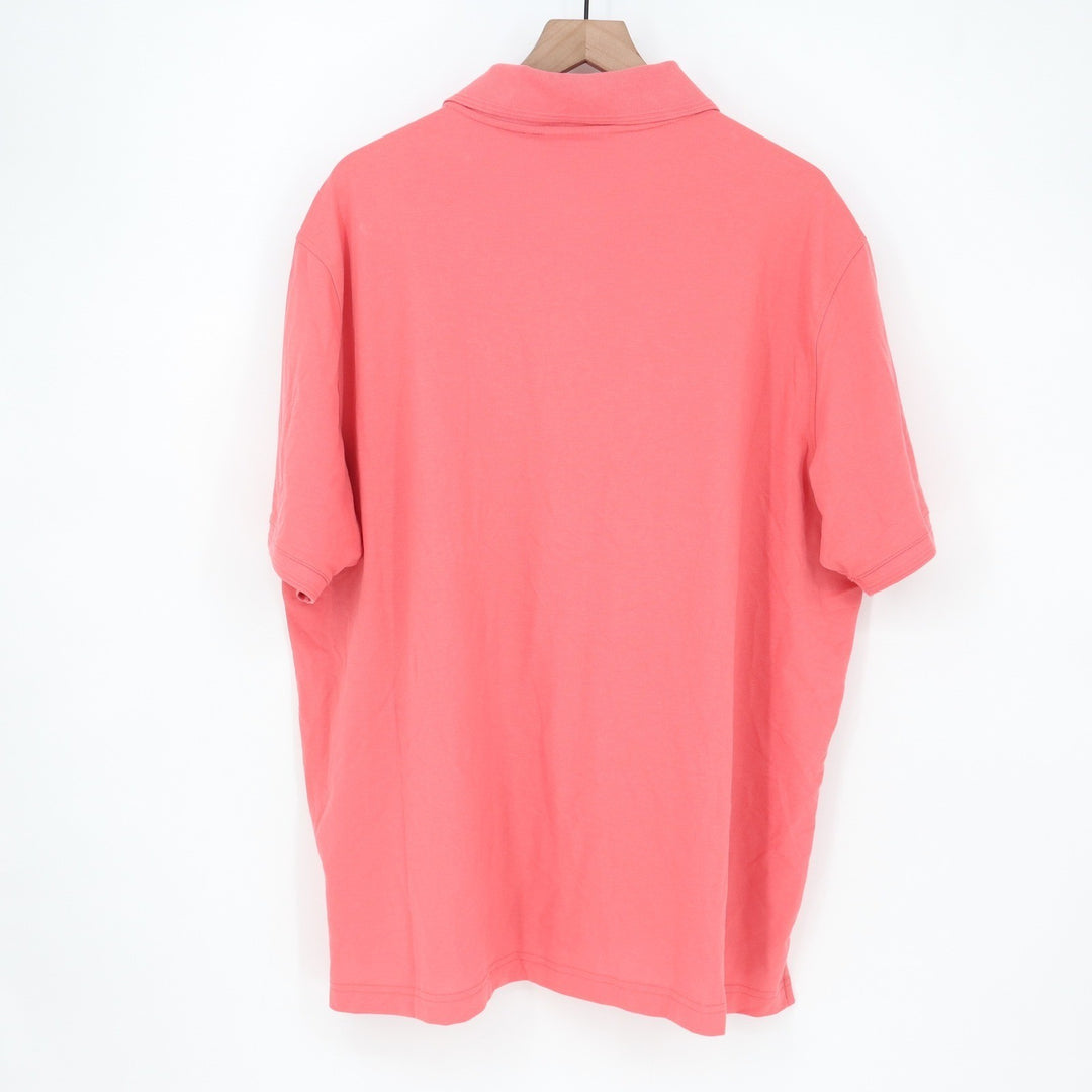 Walter Hagen Mens XXL Pink Rouge Clubhouse Solid Pique Polo Shirt Short Sleeve