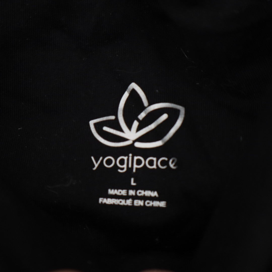 Yogipace Legging Womens Large Black Stretch Mid Rise High Waist Yoga Skinny Leg